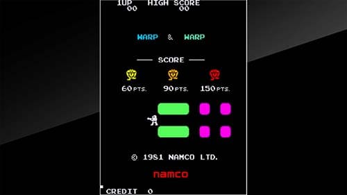 Download Arcade Archives: Warp & Warp Switch NSP, XCI ROM
