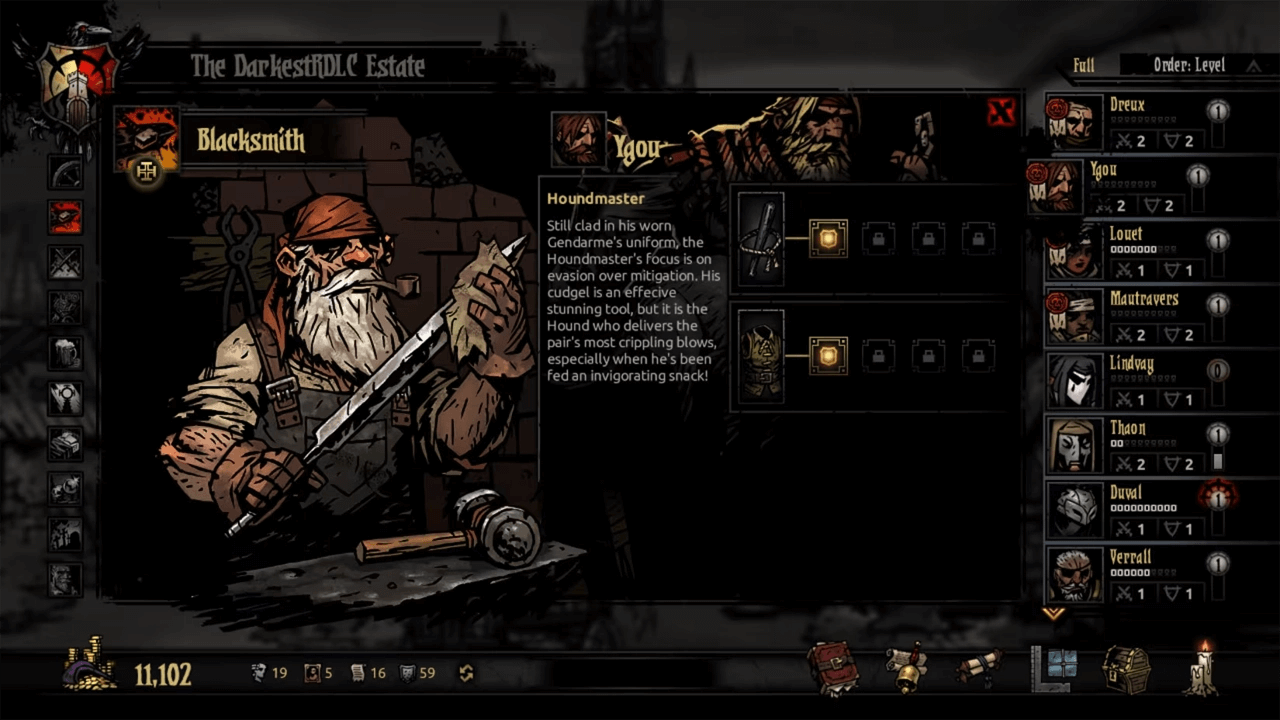 Download Darkest Dungeon: Ancestral Edition NSP, XCI ROM + v1.2.0 Update + 4 DLCs