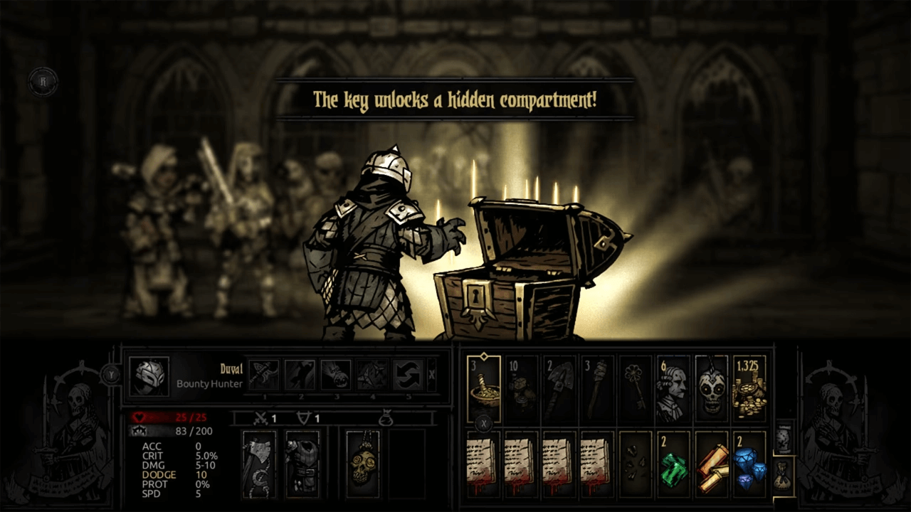 Download Darkest Dungeon: Ancestral Edition NSP, XCI ROM + v1.2.0 Update + 4 DLCs